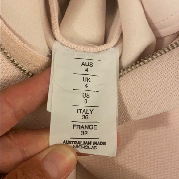 Nicholas parfait pink bandage dress - Picture 3 of 5